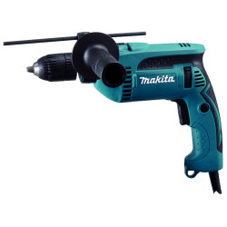 MAKITA HP1641K Příklepová vrtačka s kufrem,rychlosklíčidlo 1,5-13mm,680W