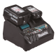 MAKITA 198720-9 nabíječka Li-ion 1xLXT+ 1xCXT DC18RE 12/18V pro rychlé nabíjení STOP