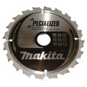 MAKITA B-33102 kotouč pilový dřevo SPECIALIZED se zapuštěnými zuby 185x2x30mm 20Z   old B-09416