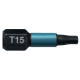 MAKITA B-63666 torzní bit 1/4\" IMPACT BLACK T15, 25mm 2 ks