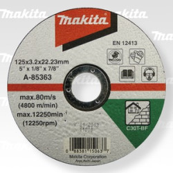 MAKITA A-85363 kotouč řezný kámen 125x3x22mm