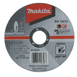 MAKITA B-45325 kotouč řezný hliník 115x1x22mm