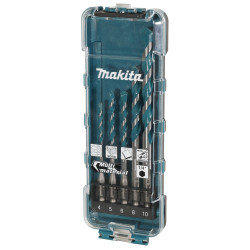 MAKITA E-16732 sada vrtáků se stopkou 1/4´´ šestihran Multimateriál 5 ks