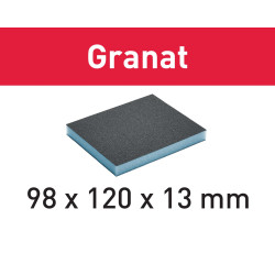 Brusná houba Granat 98x120x13 220 GR/6