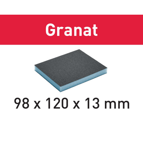 Brusná houba Granat 98x120x13 220 GR/6