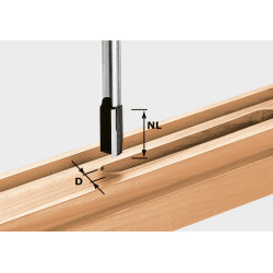 Drážkovací fréza HW S12 D22/45