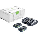 FESTOOL Napájecí sada SYS 18V 2x4,0/TCL 6 DUO 577109