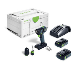 FESTOOL Akumulátorový vrtací šroubovák TXS 18 C 3,0-Plus 576895