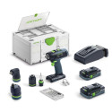 FESTOOL Akumulátorový vrtací šroubovák T 18+3 HPC 4,0 I-Set 577609