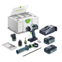 FESTOOL Akumulátorový vrtací šroubovák TDC 18/4 5,0/4,0 I-Set QUADRIVE 577612