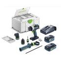 FESTOOL Akumulátorový příklepový vrtací šroubovák TPC 18/4 5,0/4,0 I-Set QUADRIVE 577621