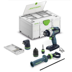 FESTOOL Akumulátorový příklepový vrtací šroubovák TPC 18/4 I-Basic-Set QUADRIVE 577625