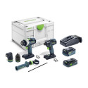 FESTOOL Šroubovací a vrtací sada TID 18 5,0/4,0-Set TPC 18/4 577654