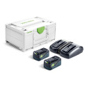 FESTOOL Napájecí sada SYS 18V 2x5,0/TCL 6 DUO 577707