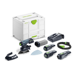 FESTOOL Akumulátorová delta bruska DTSC 400 3,0 I-Set 578138