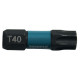 MAKITA B-63703 torzní bit 1/4\" IMPACT BLACK T40, 25mm 2 ks