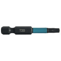 MAKITA B-63781 torzní bit 1/4" Impact Black T20, 50mm 2 ks