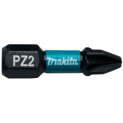 MAKITA B-63644 torzní bit 1/4\" IMPACT BLACK PZ2, 25mm 2 ks