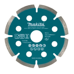 MAKITA B-53780 kotouč řezný diamantový 115x1.6x22.23mm pro aku úhlové brusky