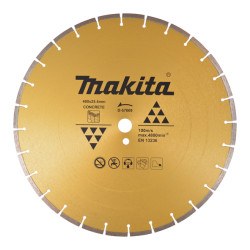 MAKITA D-57009 kotouč řezný diamantový beton 400x7.5x25.4mm