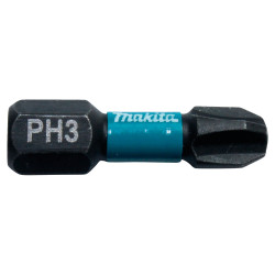 MAKITA B-63622 torzní bit 1/4\" IMPACT BLACK PH3, 25mm 2 ks