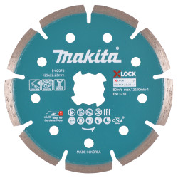 MAKITA E-02076 kotouč řezný diamantový X-lock 125x1.6x22.23mm