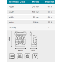 MAKITA E-05658 nákoleníky 170x95x240mm