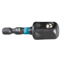 MAKITA B-66874 torzní adaptér 1/4\" IMPACT BLACK, čtyřhran 1/2\", 50mm