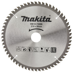 MAKITA D-72986 kotouč pilový hliník TCT 210x2.4x30mm 60Z