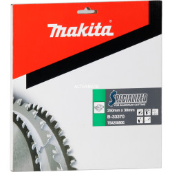 MAKITA B-33370 kotouč pilový hliník SPECIALIZED 250x2.8x30mm 80Z - old B-09709