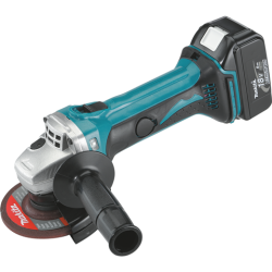 MAKITA DGA452RTJ Aku úhlová bruska 115mm Li-ion LXT 18V/5,0Ah,Makpac