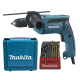 MAKITA HP1641K1X Příklepová vrtačka s kufrem,rychlosklíčidlo 1,5-13mm,680W