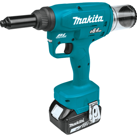 MAKITA DRV250RFJ Aku nýtovačka Li-ion LXT 18V/3,0 Ah, Makpac