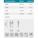 MAKITA E-15322 brašna na nůž 100x50x200mm oldE-05262