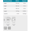 MAKITA E-15578 termohrnek 125x100x170mm oldE-05608