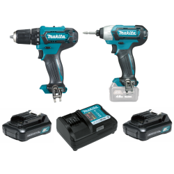 MAKITA CLX224X Aku sada DF333DZ+TD110DZ+2xaku+kufr Li-ion CXT 12V