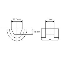 MAKITA ZM00000228 čelisti Cu 400 / AI 300